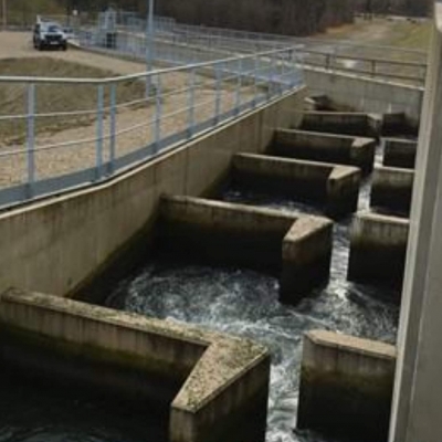 Finalisation du système de détection RFID à la passe à poissons de Strasbourg (2018-01-19)